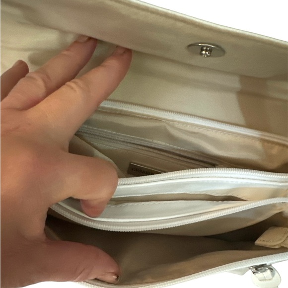 Gianni Bernini white leather handbag - Picture 6 of 9